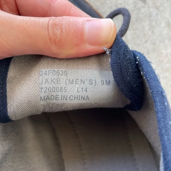 Calvin Klein Jake Blue Suede Lace up loafers Size 9 - Picture 8 of 10